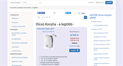 Desktop Screenshot of olcso-konyha.hu