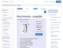 Tablet Screenshot of olcso-konyha.hu